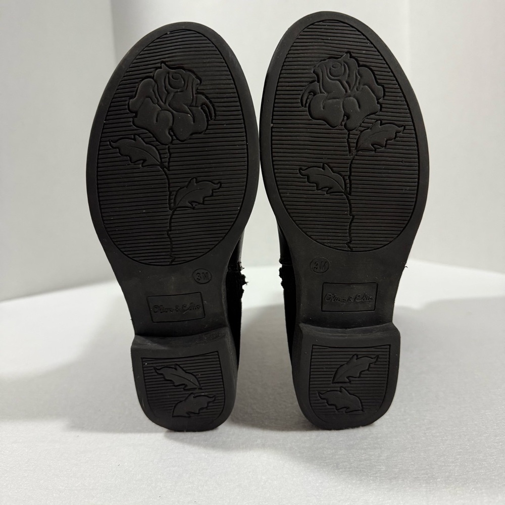 Olive & Edie Girls’ Black Tall Quilted Boots Youth Size 3 - Picture 8 of 9